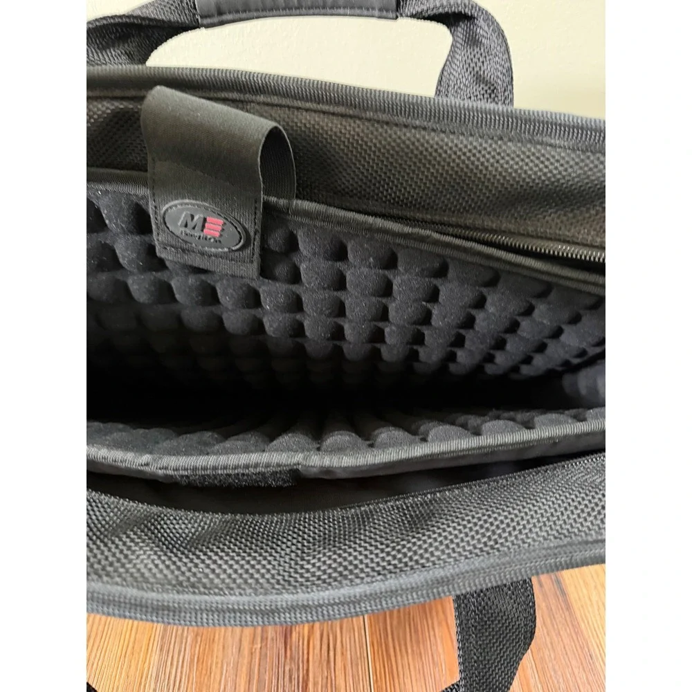 Mobile Edge Black Cordura Nylon Laptop Briefcase Messenger Bag Travel Case
